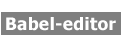 Babel-editor
