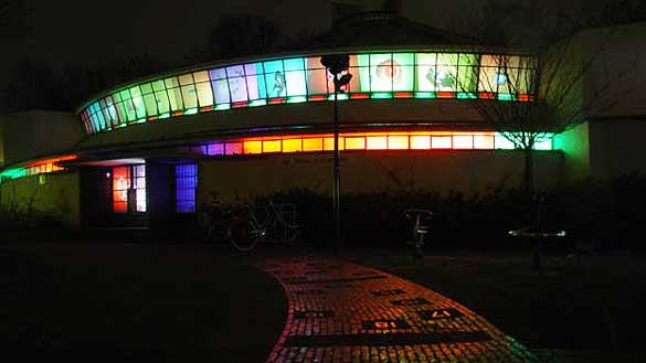 De Toren van Babel, projecties in Amsterdam Zuid